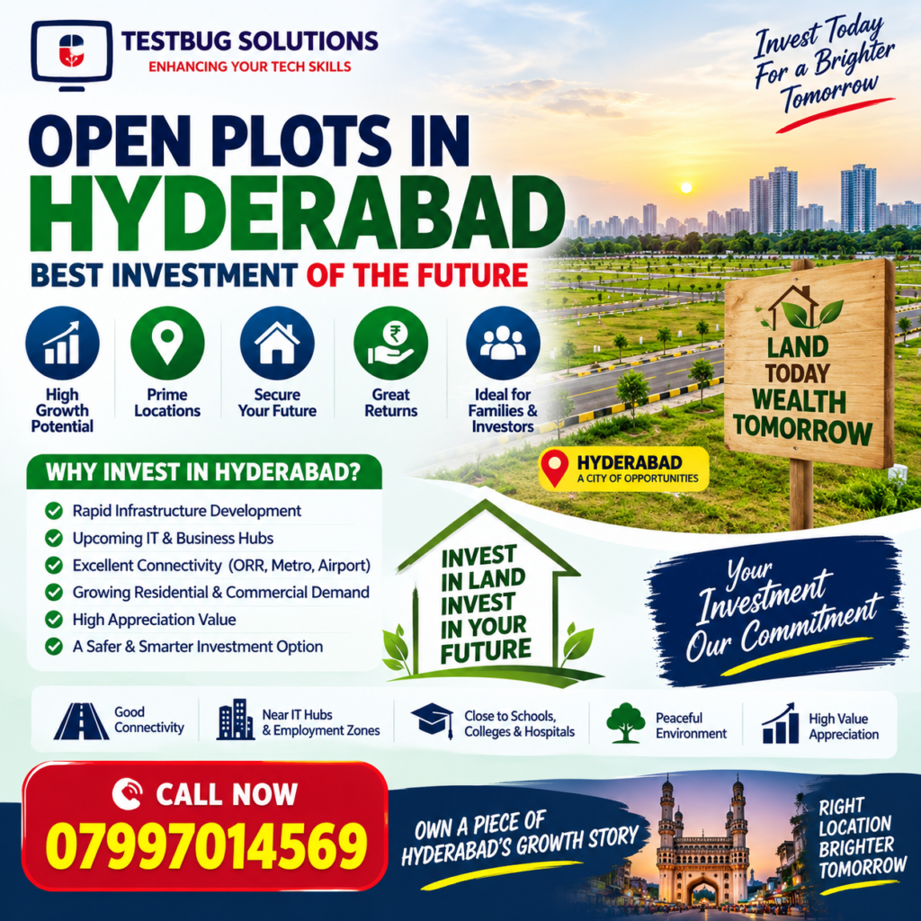 HMDA open plots in shadnagar